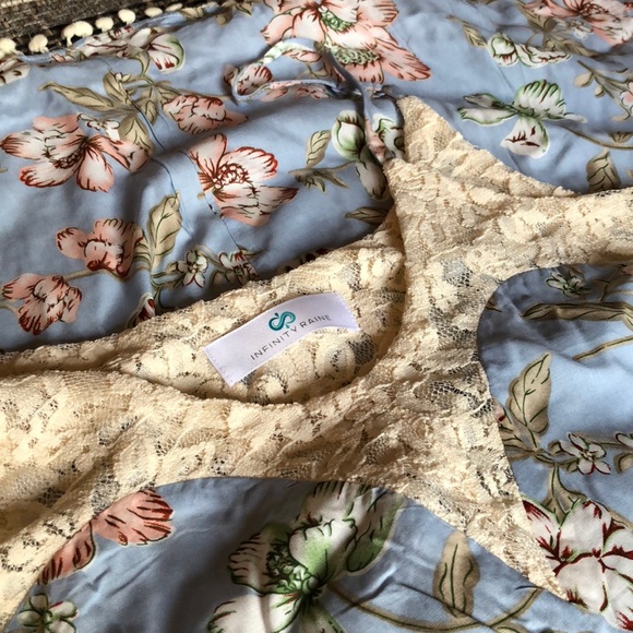 SMALL ✨ Floral & Lace Sundress ✨ - Picture 2 of 4